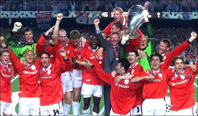 Manchester United di Final Champions League 1999